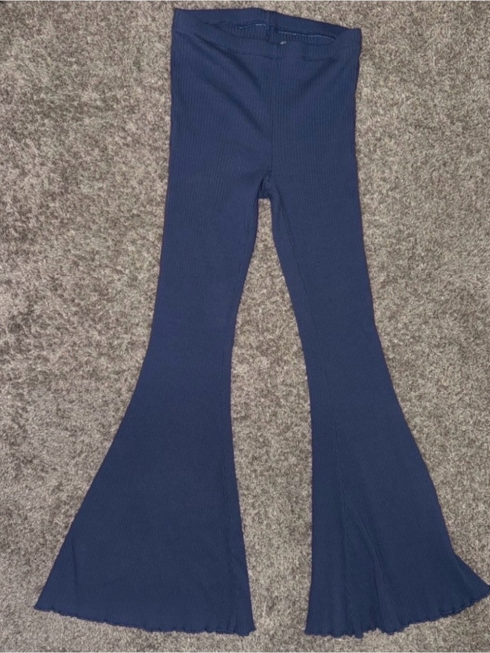 Aerie ribbed super-flare pants